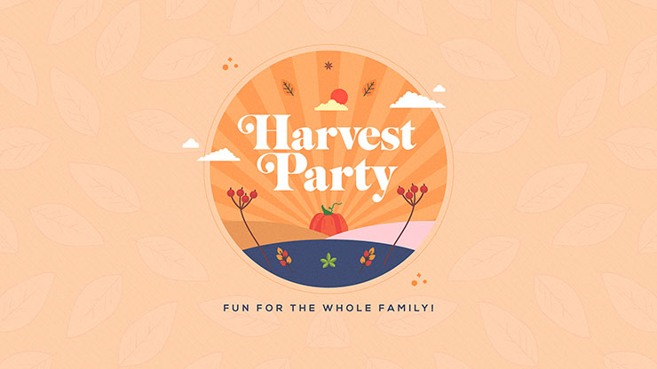 Harvest Party Orange Church PowerPoint