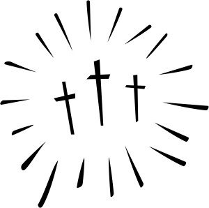Three Small Crosses