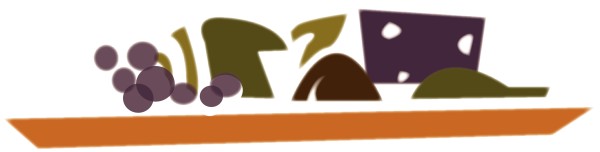 Abstract Food Plate