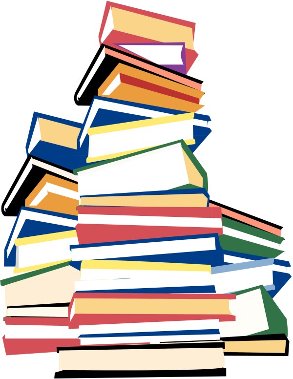 High Stack of Books