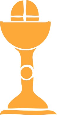 Communion Wafer and Chalice Clipart