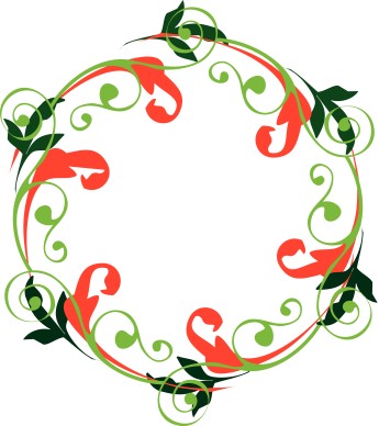 Chistmas Swirls Wreath