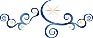 Bright Shining Star and Swirls