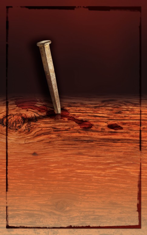 Wooden Cross Church Bulletin Cover