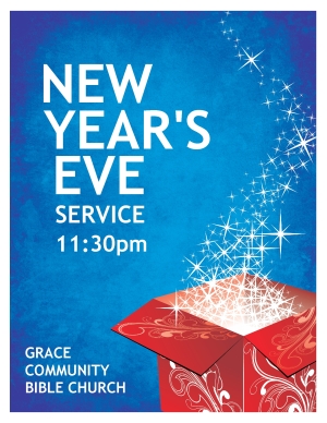 New Years Eve Church Flyer
