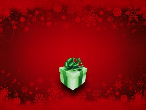 Gift of Christmas Background Slide