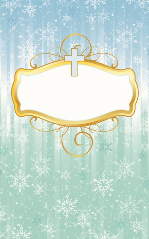 Winter Snowflake Label Bulletin