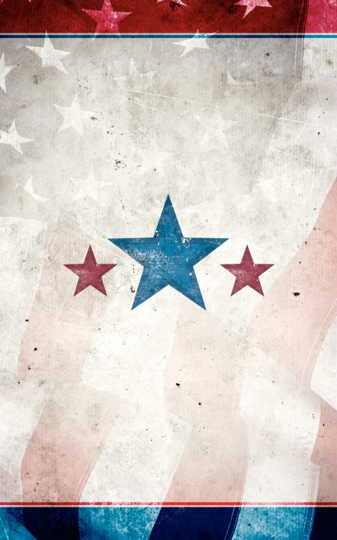 Memorial Day Stars Bulletin Cover