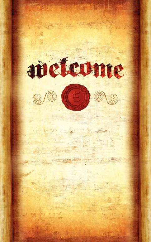 Antique Paper Bulletin Cover