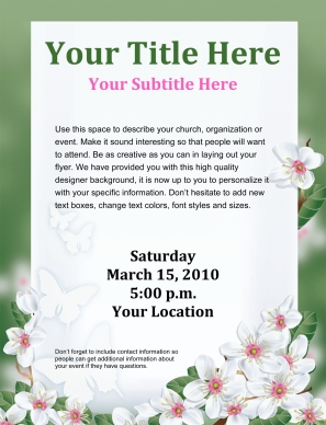 Happy Mothers Day Flyer Design