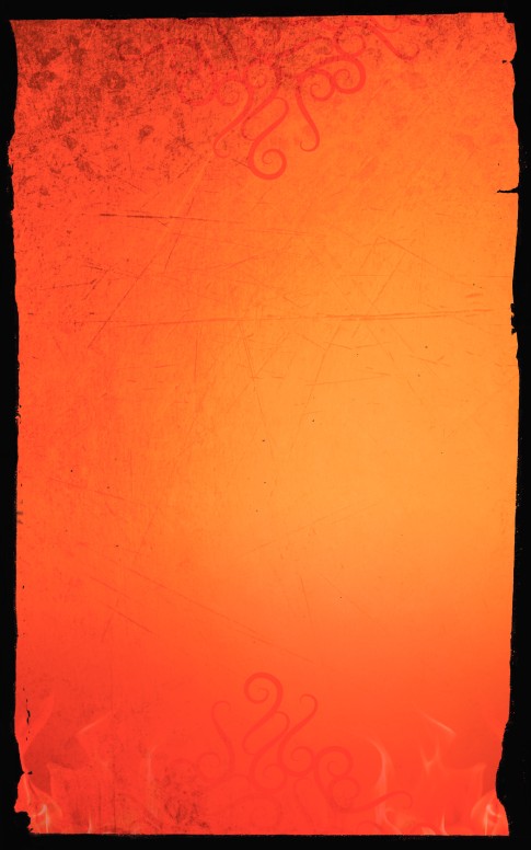 Orange Bulletins for Church