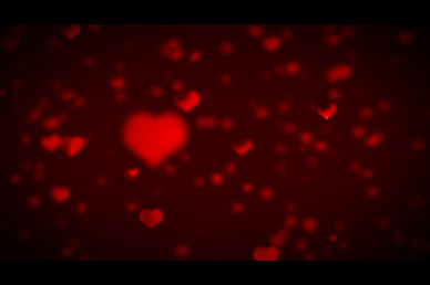 Valentine Day Hearts Worship Video Loop