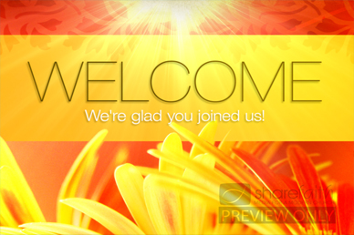 Welcome Flowers Church Loop