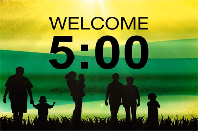 Worship Service Countdown Timer