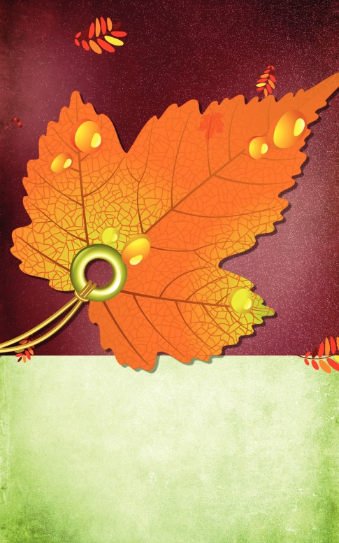 Fall Leaf Church Bulletin