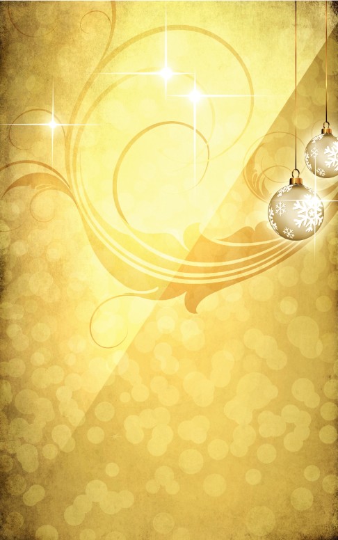 Gold Design Church Bulletin Template