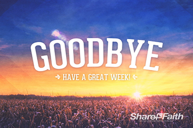 Church Harvest Goodbye Video Loops