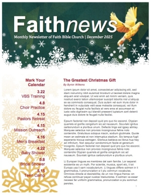 Experience True Peace Religious Newsletter