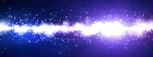 Glowing Particles Worship Triple Wide Motion Loop