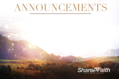 Mountains Greetings Announcements Video