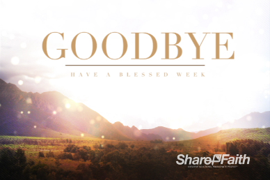 Mountains Greetings Goodbye Video