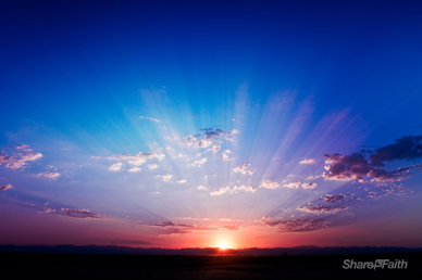 Sunrise Nature Video Background Worship Loop