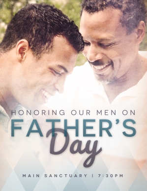 A Father of Faith Christian Flyer Template