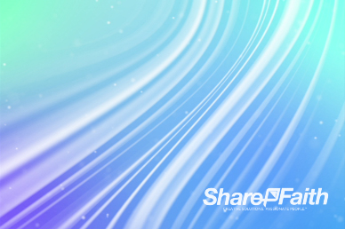 Wavy Abstract Blue Sermon Video Loop