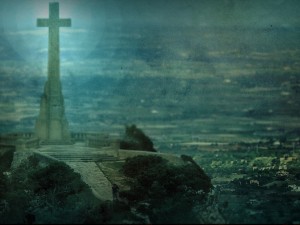 Light of Life Cross Ministry Stock Photo