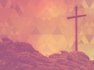 Cross Triangle Prism Christian Stock Photography