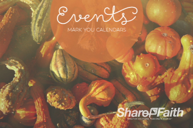 Harvest Party Religious Announcements Video