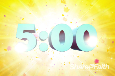 5 Minute Kids Church Ministry Countdown Video Loop