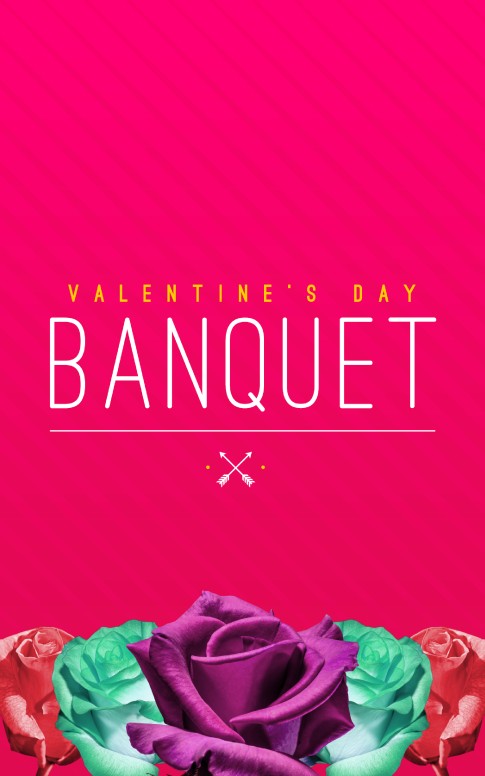 Valentine's Day Banquet Christian Bulletin
