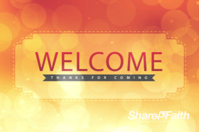 Wishing a Happy New Year Ministry Welcome Video Loop