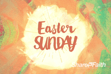 Easter Sunday Ministry Welcome Video Loop