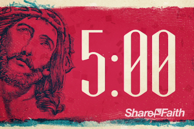 The Gospel Of Jesus Christian Five Minute Countdown Timer
