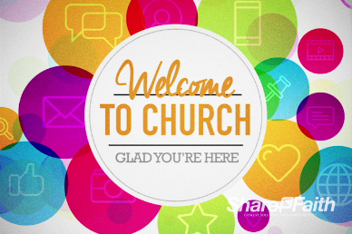 Get Connected Find Us Online Ministry Welcome Motion Background