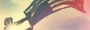 Independence Day Flag Religious Web Banner