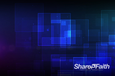 May Worship Abstract Religious Geometric Blue Worship Video Background