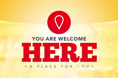 You Are Welcome Religious Welcome Video Loop