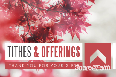 Prayer Service Ministry Tithes and Offerings Video Loop