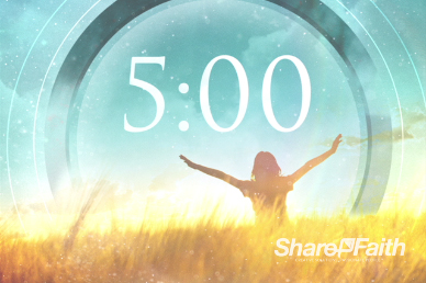 We Give You Thanks Christian Five Minute Countdown Timer