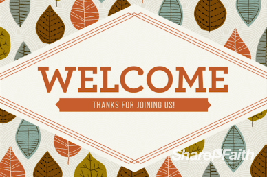 A Song of Thanksgiving Sermon Welcome Video Loop