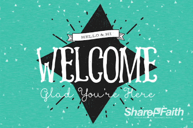 New Year's Greeting Church Welcome Video Loop