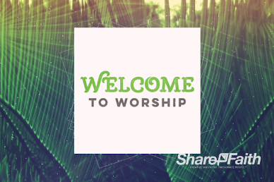 Palm Sunday Hosanna Welcome Video Loop