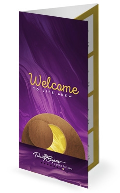 Easter Sunday Modern Church Trifold Bulletin