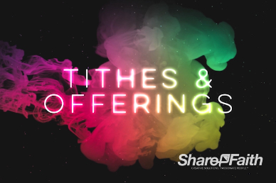 Holy Spirit Pentecost Tithes and Offerings Motion Loop