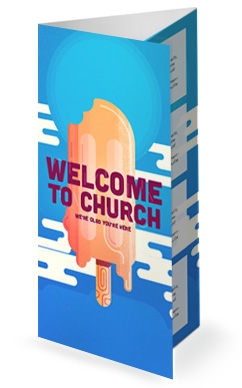 Church Summer Events Trifold Bulletin