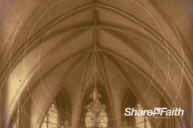 Circle Rings Cathedral Worship Video Loop