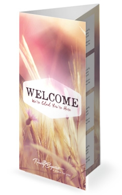 Authentic Faith Church Trifold Bulletin
